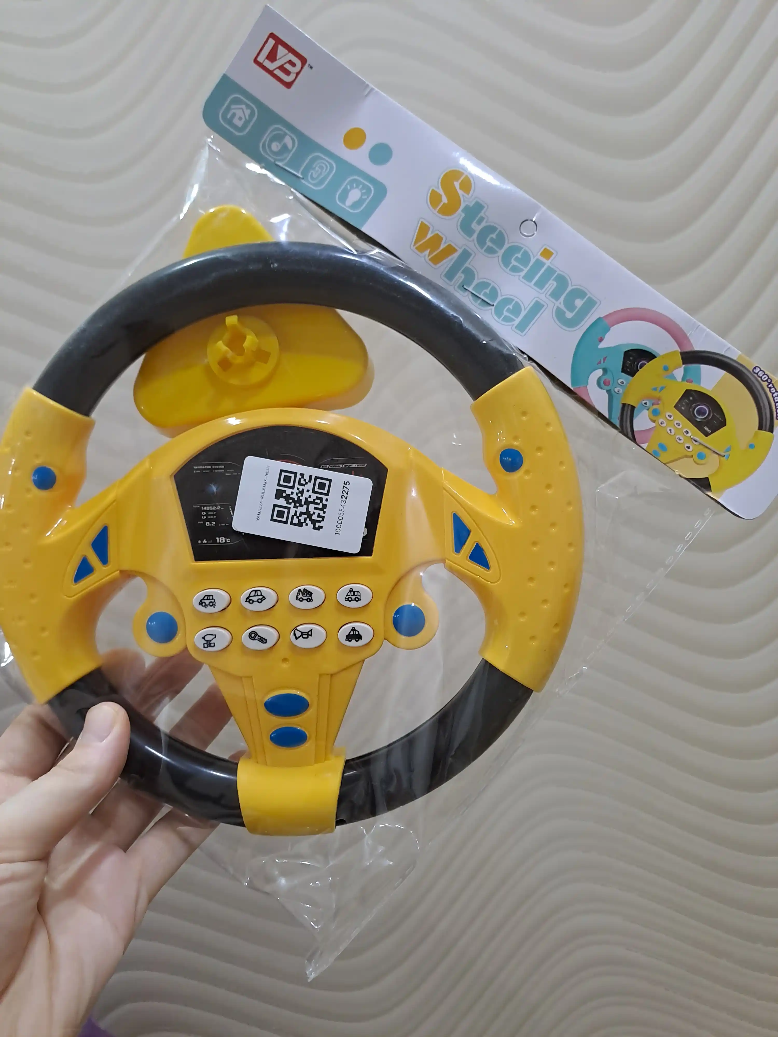 Интерактивный руль для детей Funny Toys