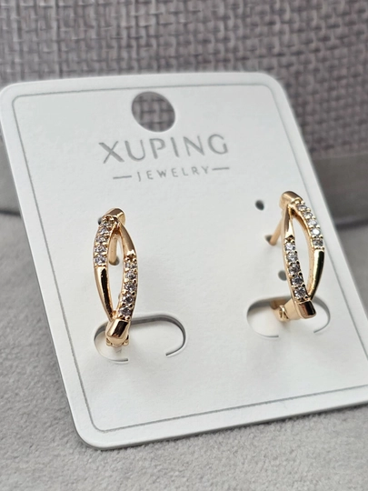 Женские серьги золотого цвета, бренд Xuping — JEWELRI-XUP002-ПЕСХАКИ