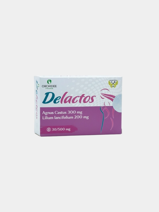 Delactos 500 мг 30 капсул — гормональный баланс, цикл, облегчение ПМС - 