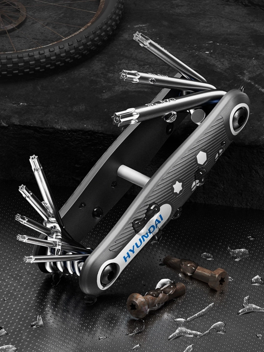 Universal buklanadigan kalitlar to‘plami: Hex / Torx - 8 dona HYUNDAI