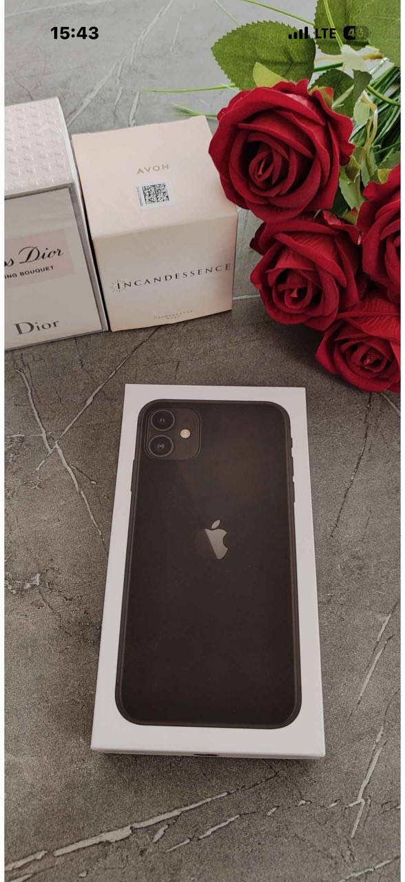 Смартфон Apple iPhone 11, 128, 256 ГБ Sim+Esim, чехол и стекло в подарок