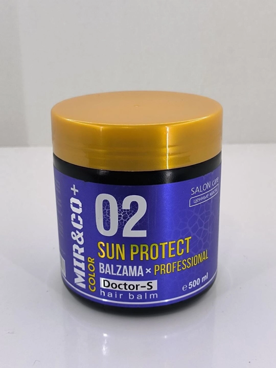 Soch uchun balzam MIR&CO DOCTOR-S SUN PROTECT BALZAM sochlarni qayta tiklaydi jilovlaydi - 
