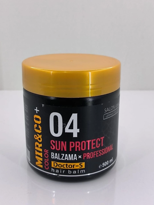 Soch uchun balzam MIR&CO DOCTOR-S SUN PROTECT BALZAM sochlarni qayta tiklaydi jilovlaydi - 
