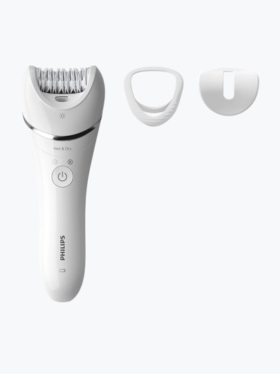 Эпилятор Philips BRE 700 Series 8000, беспроводной, для женщин