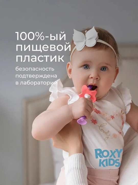 ROXY-KIDS tish chiqarish uchun kemirgich, 2 dona to‘plam
