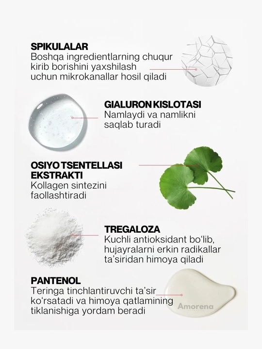 Сыворотка для лица с микроиглами, спикулы, бакучиол, коллаген, пептиды, от морщин, 1/3 шт