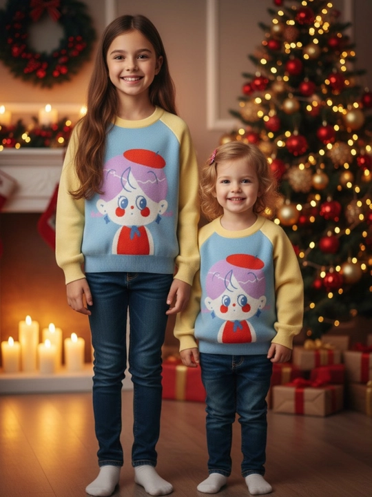 Детский свитер для девочек, от 2 до 7 лет, джемпер J&R kids