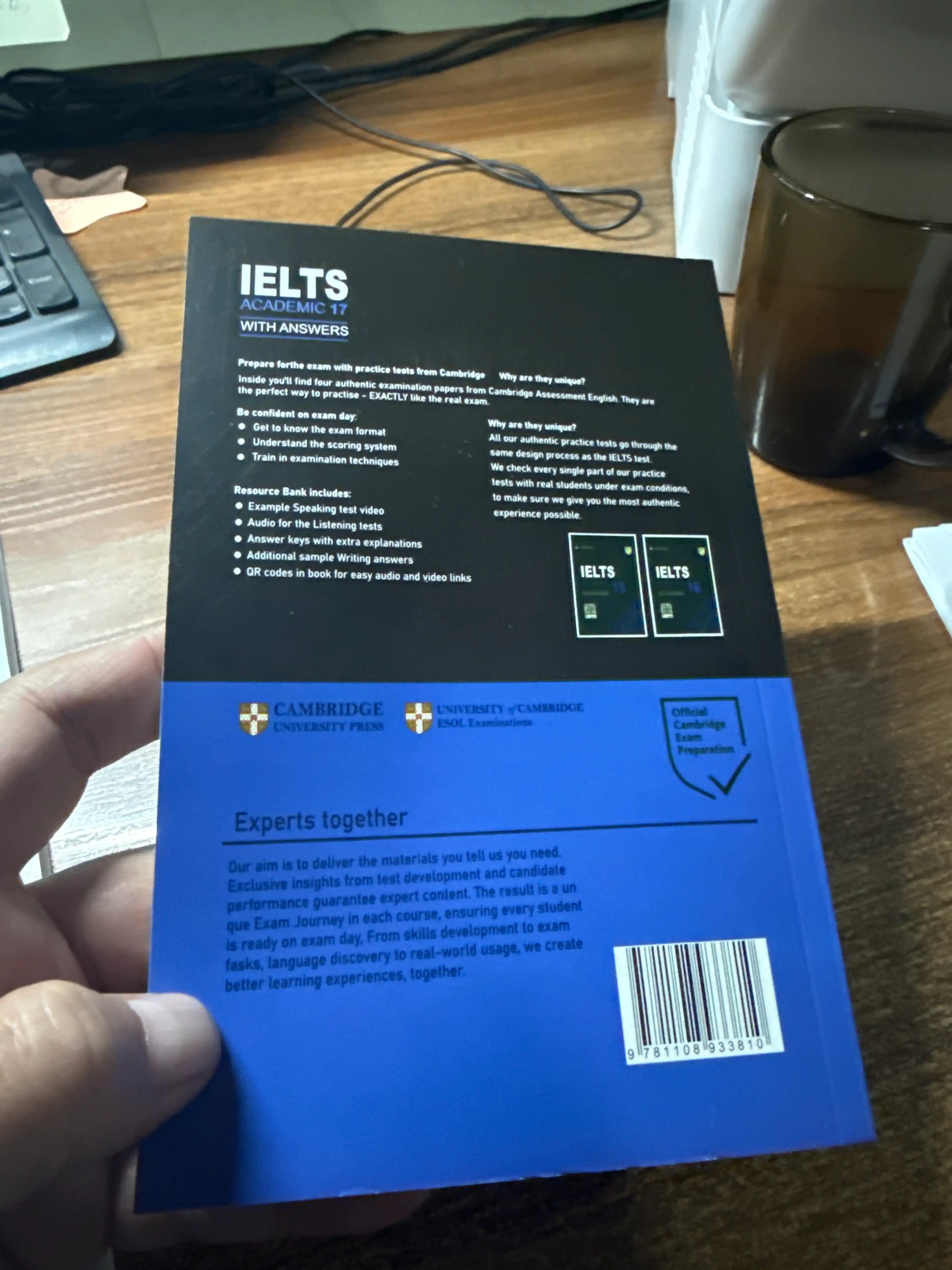 Kitob Cambridge IELTS Academic 1,2,3,4,5,6,7, 8, 9, 10, 11, 12, 13, 14, 15, 16, 17, 18, 19