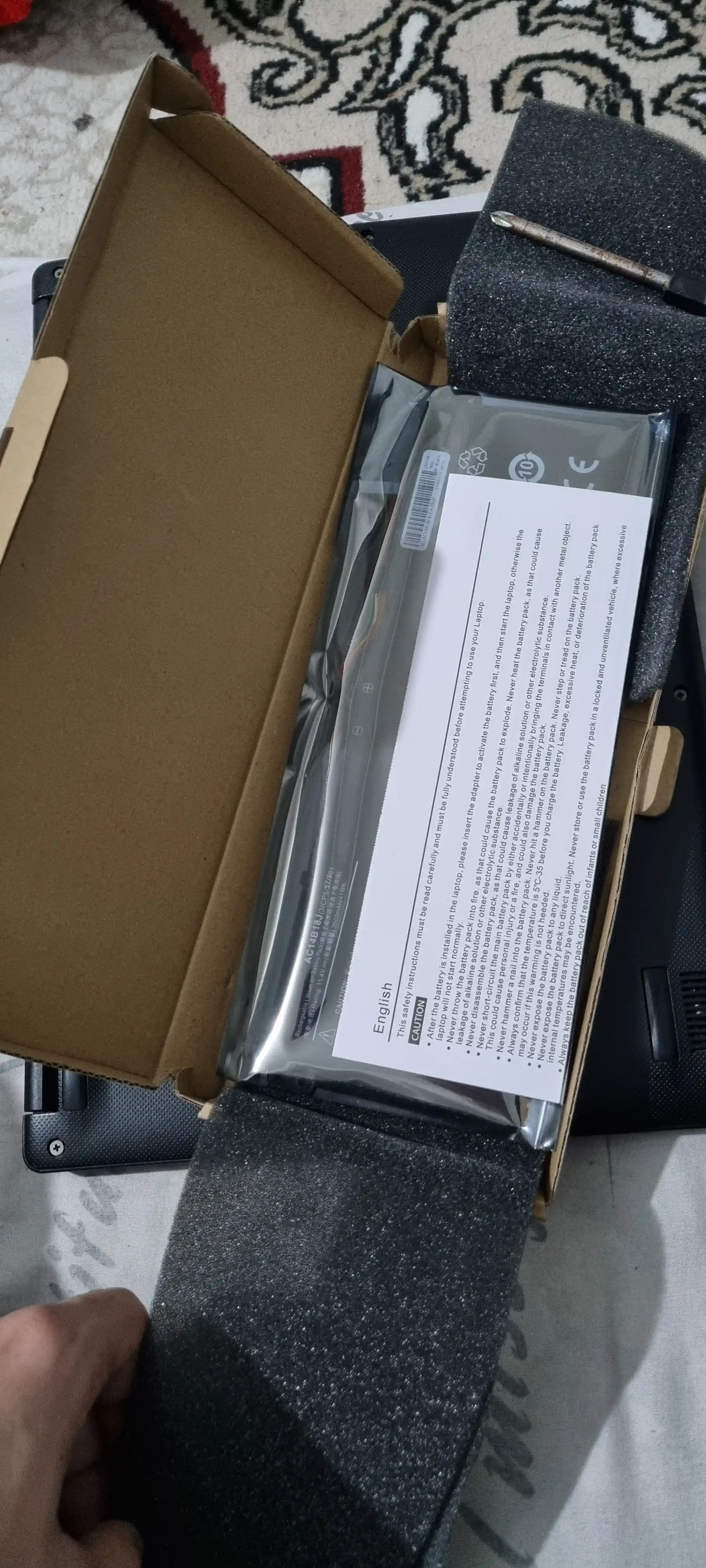 Аккумулятор для ноутбука Acer AC14B18J