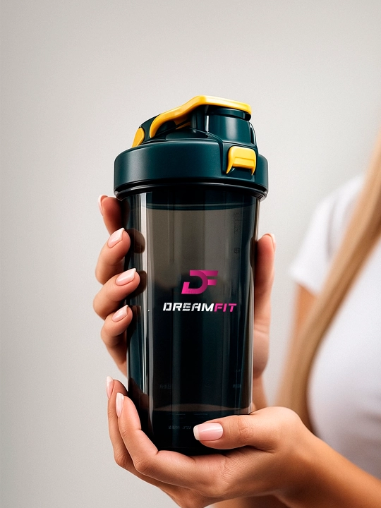 Sheyker, shaker suv shisha, sport idish, geyner, oqsil, protein, 600 ml, uniseks