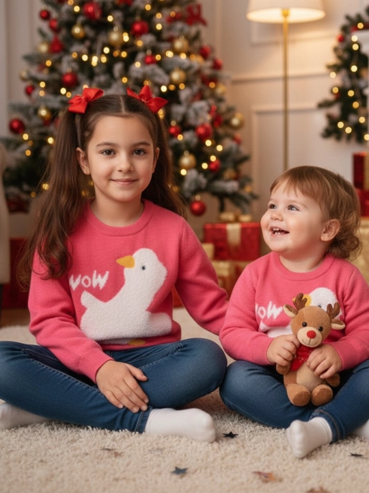 Детский свитер для девочек, от 2 до 7 лет, джемпер J&R kids