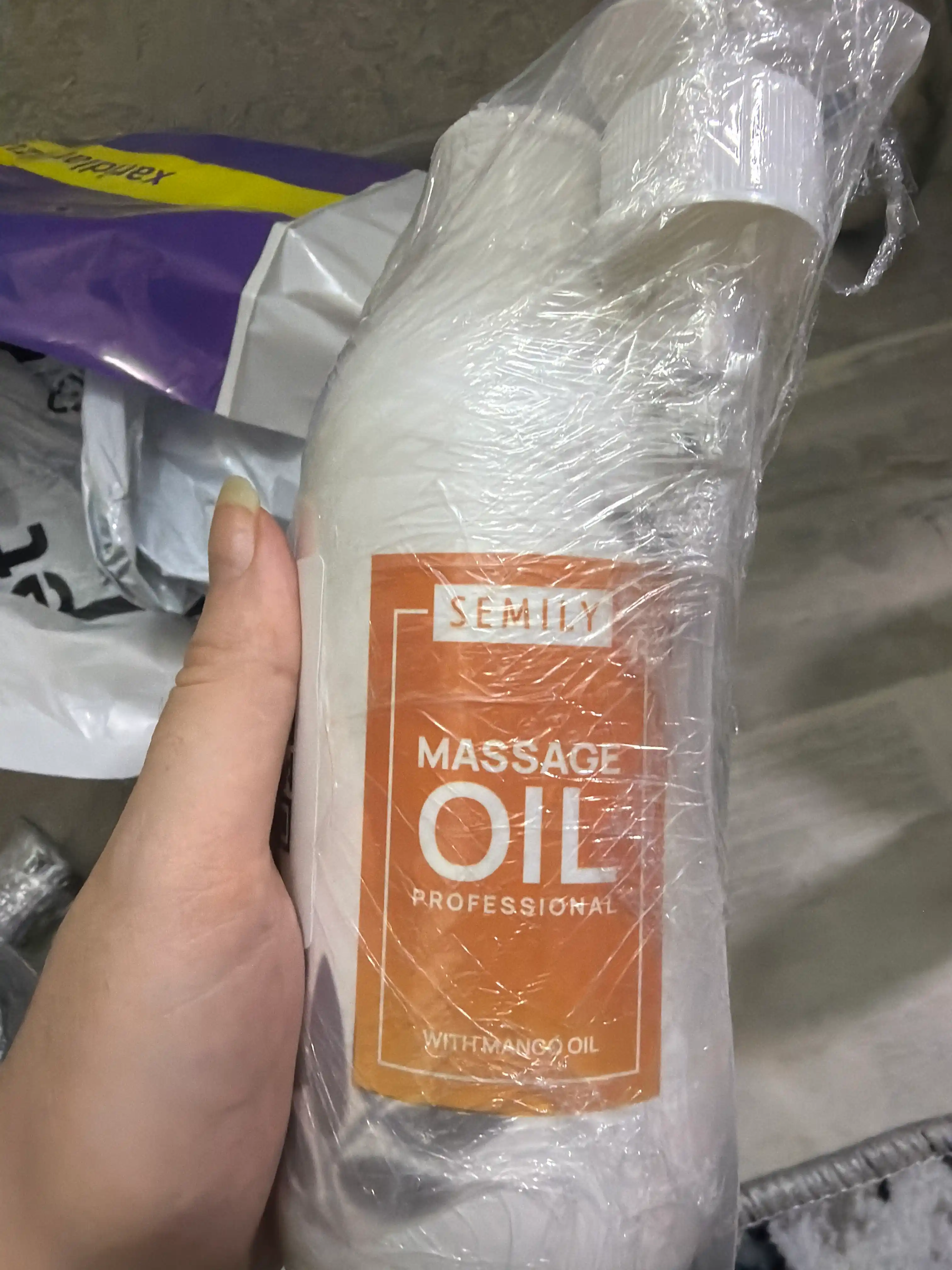 Масло для массажа от целлюлита SEMILY, массажное масло с ароматом, 500 мл