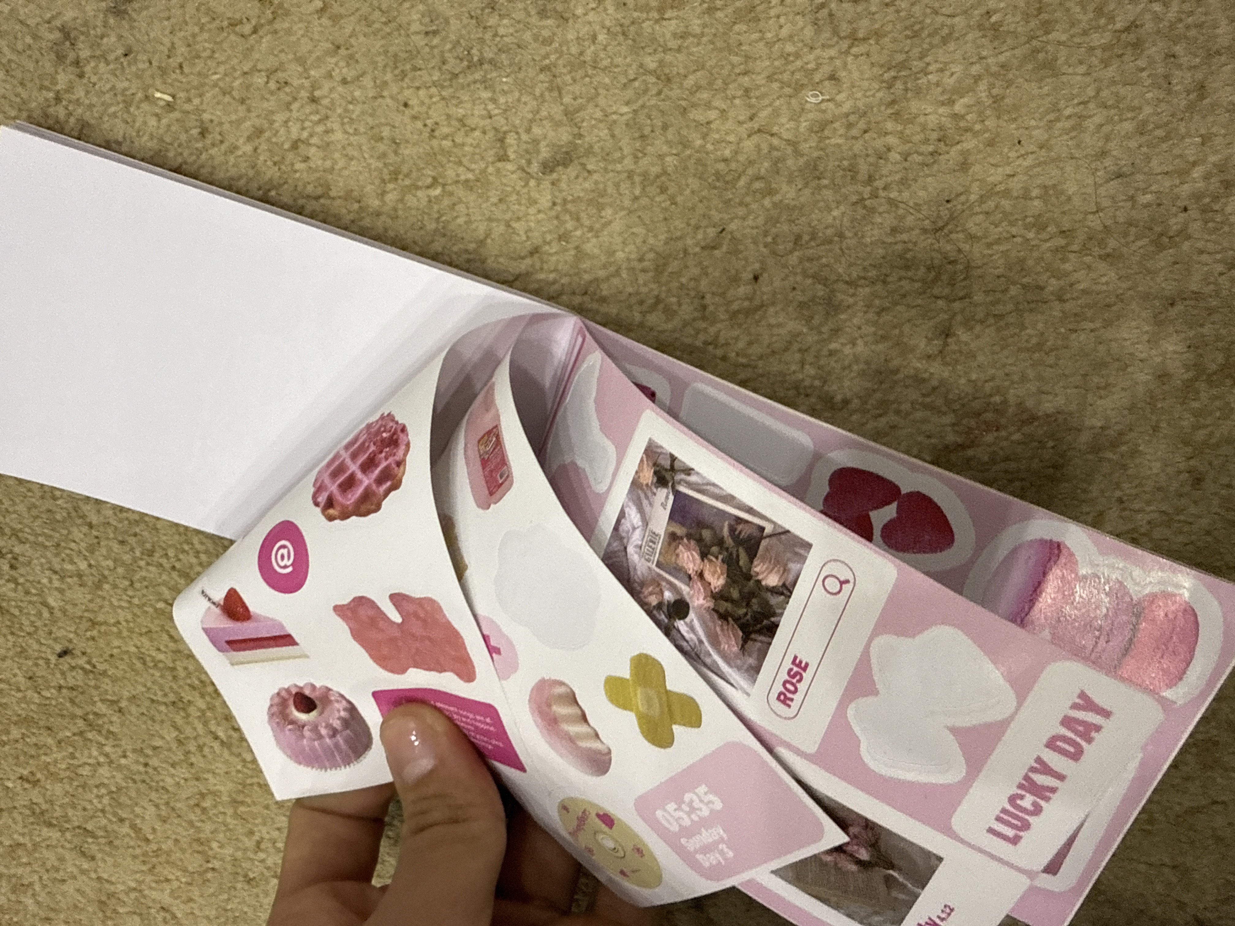 Kantselyariya stikerlari, scrapbooking uchun stikerlar