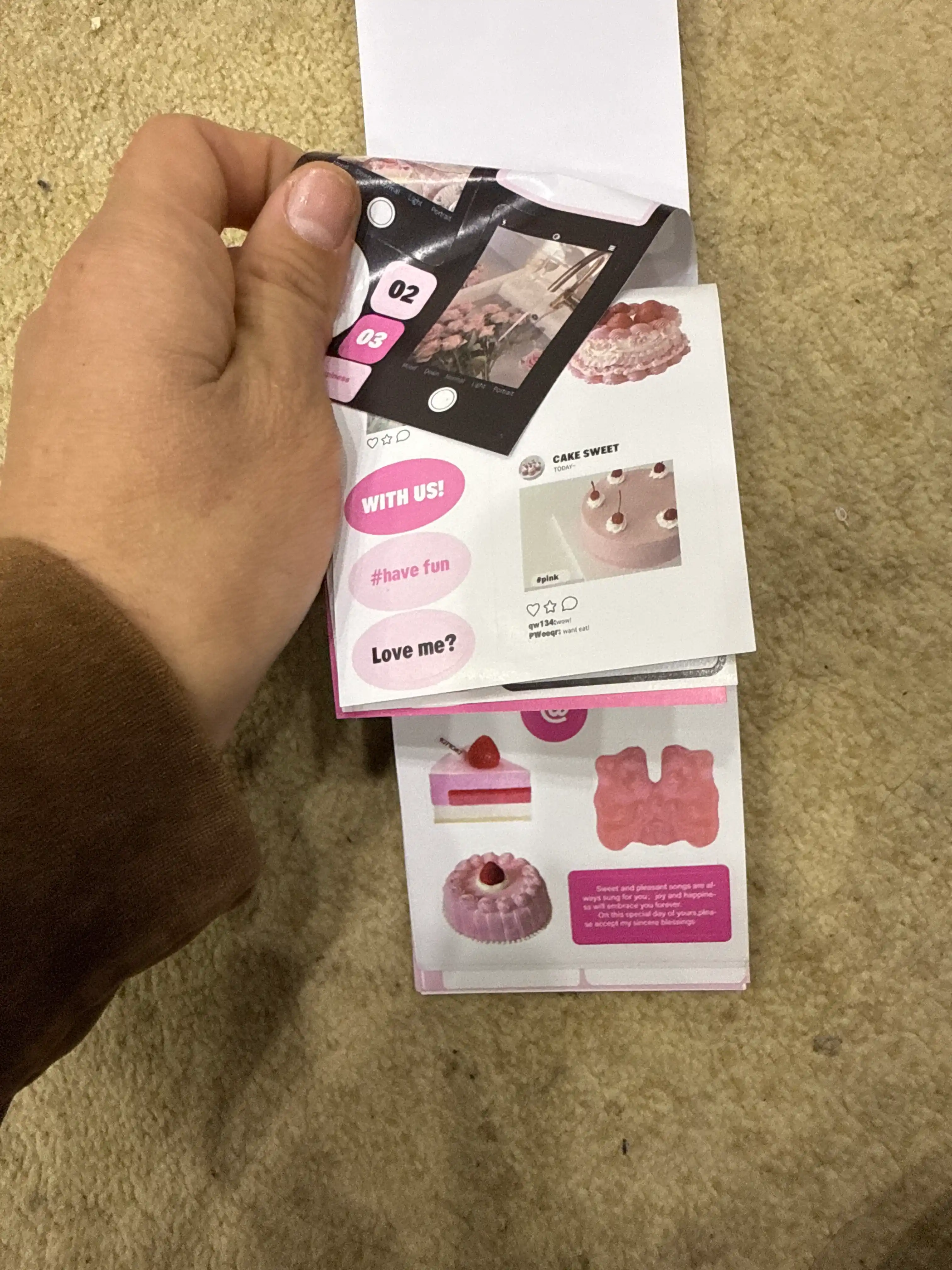 Kantselyariya stikerlari, scrapbooking uchun stikerlar