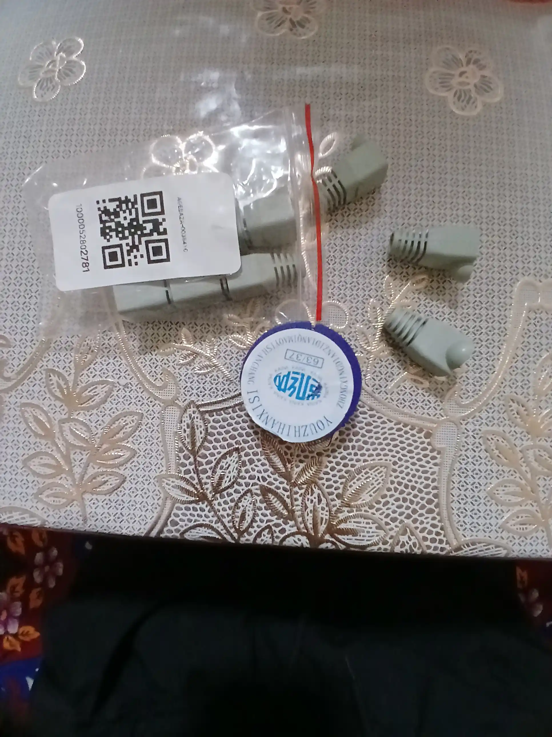Изолирующий колпачок для коннектора RJ-45, серый, 10 шт rg 45