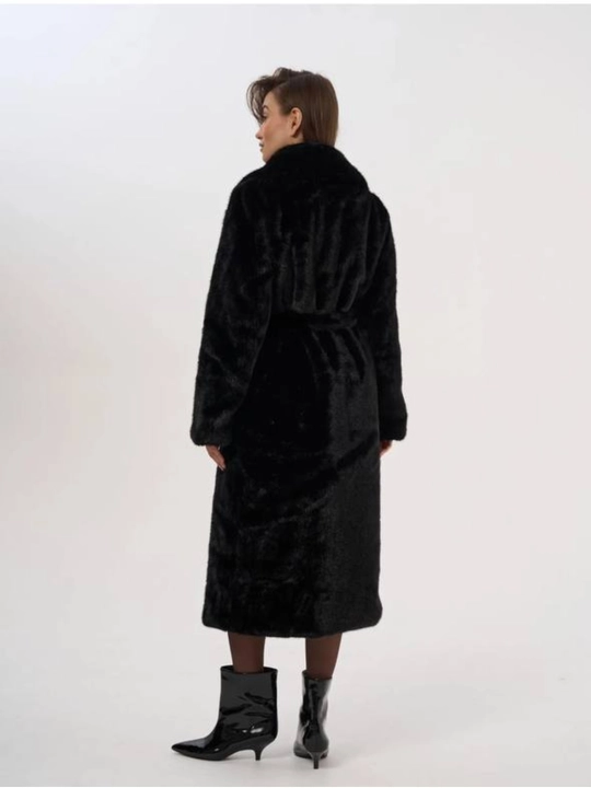 Shuba, Ayollar qishki paltosi uzun va kalta, eko norka 4хl gacha