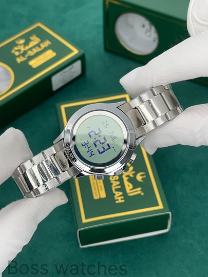 Мужские наручные часы AL-SALAH Premium — умные часы для мусульман — BOSSWAT-200W0068-ПРОЗР