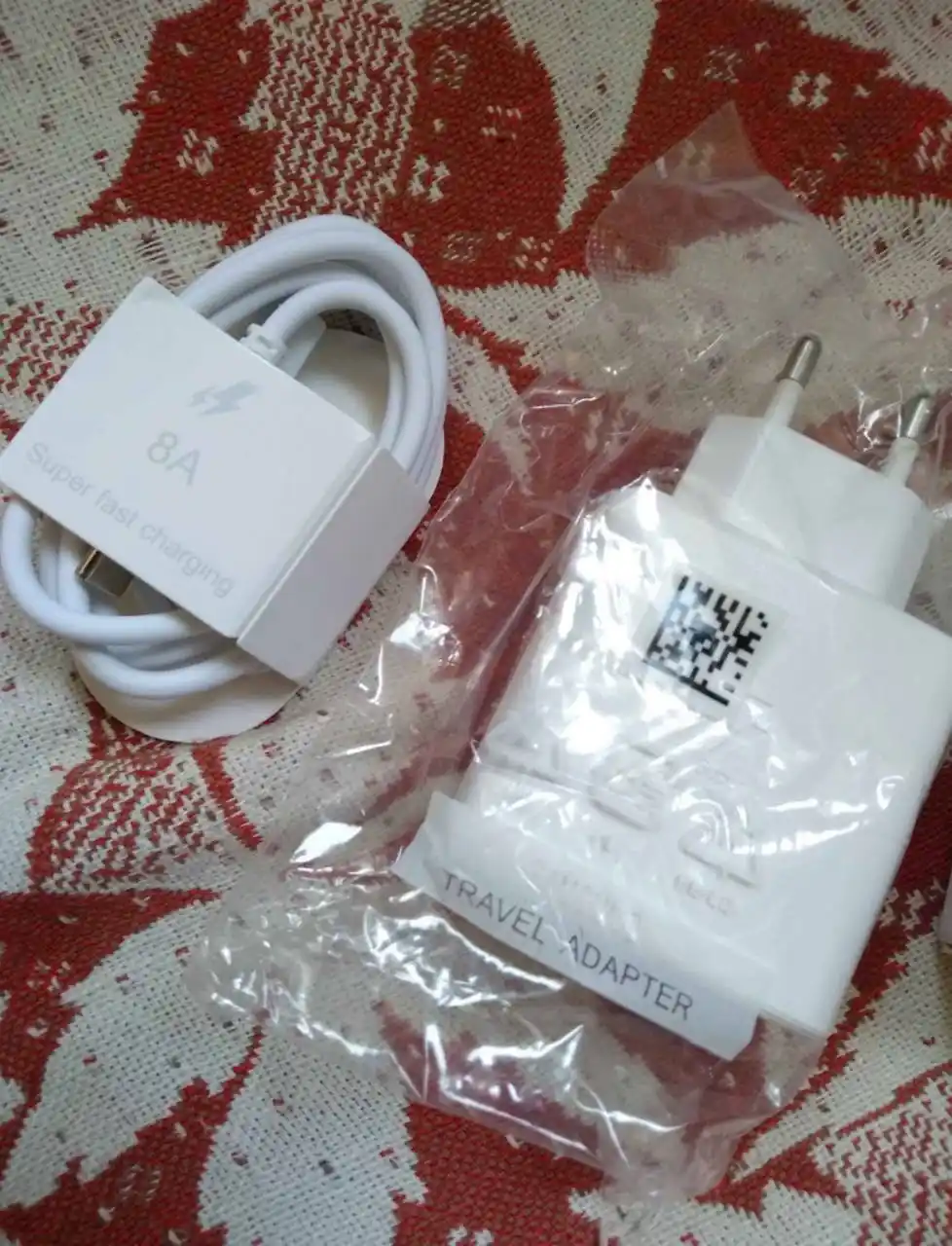 Быстрая зарядка, сетевое зарядное устройство Samsung Travel Adapter 45 Вт, с кабелем Type-C