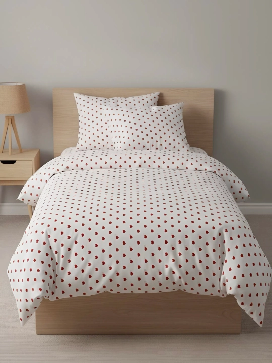 Yotoq jildi to'plami paxta satin - bir kishilik: 150x220 - 