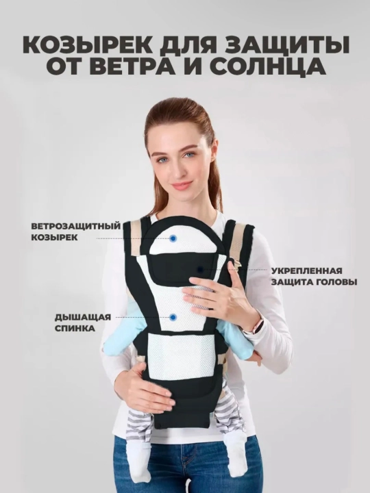 Эргорюкзак кенгуру для новорожденных слинг рюкзак переноска