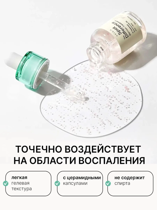 AXIS-Y  Сыворотка для лица от акне точечная с 2% ниацинамида Корея