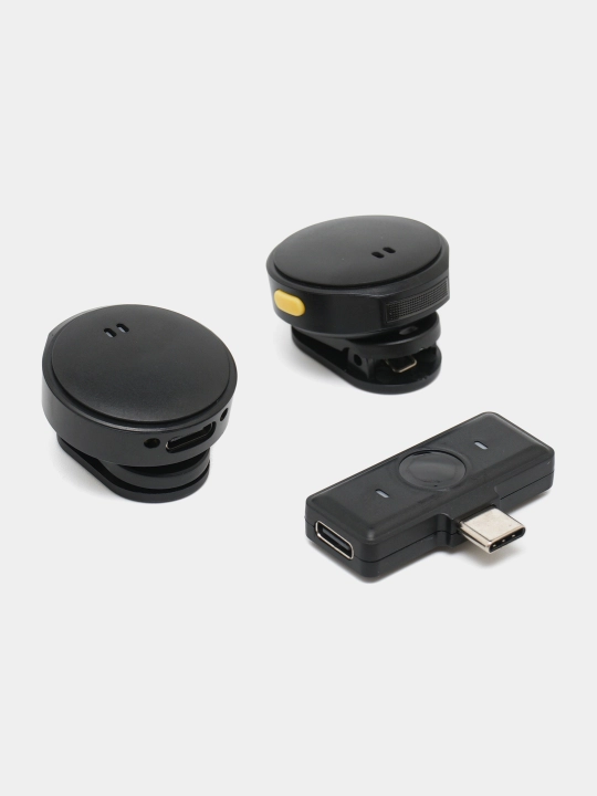 IPhone va Android uchun simsiz petlitsalar -2 ta to‘plamda, blog va videolar uchun, Type-C