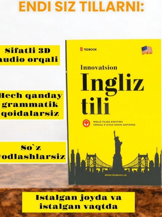 TedBook аудиокурс для изучения английского, русского, арабского и других языков