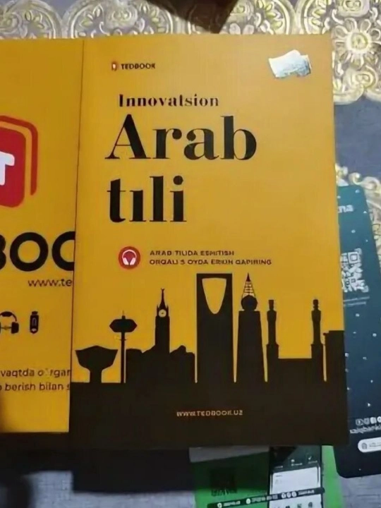 Ingliz rus  arab tillarini o‘rgatuvchi TedBook audio darslik tez o‘rganish metodi