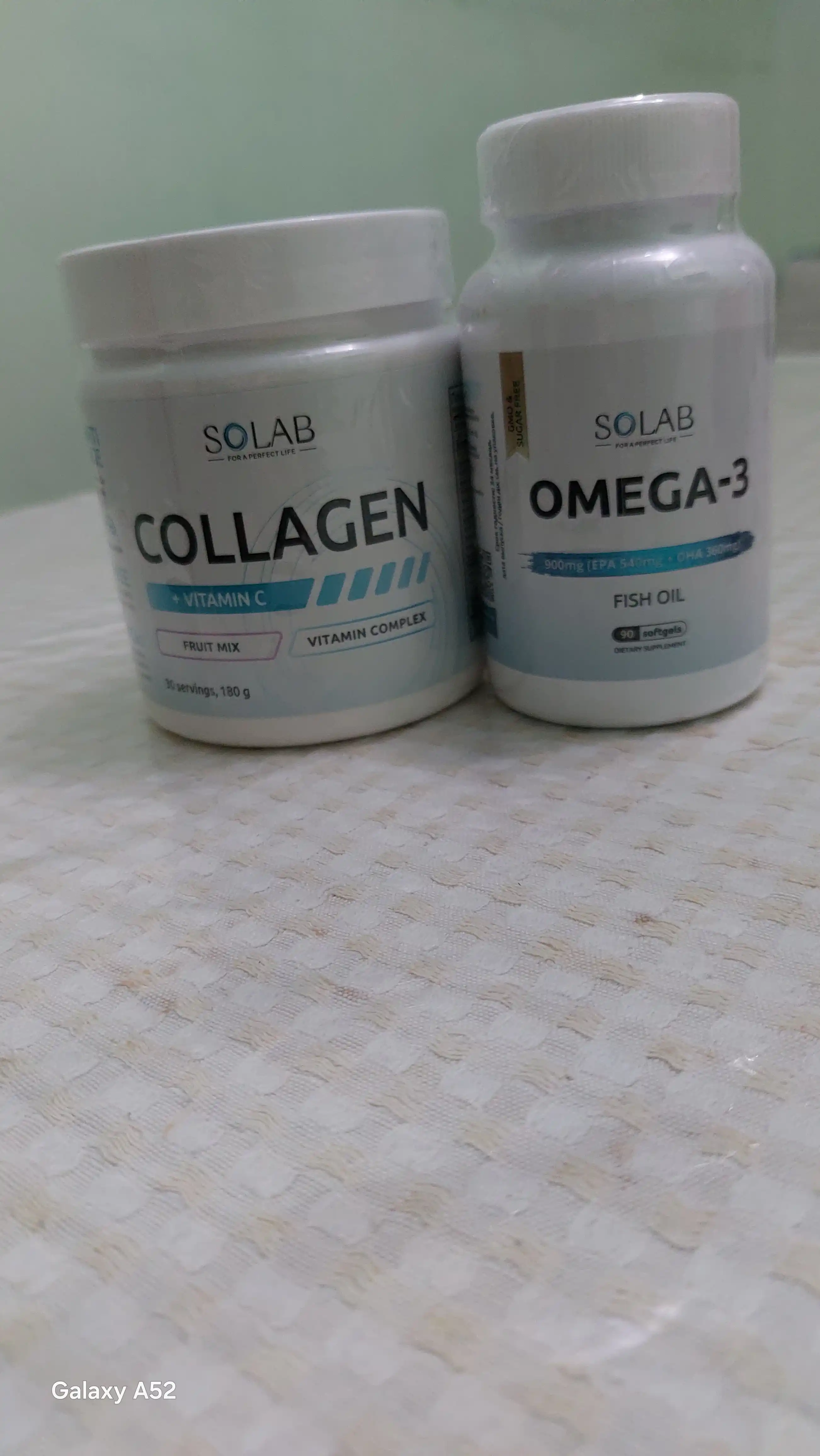 Kollagen + C vitamini, SOLAB, Mevali miks ta’mi, 180 g, 30 porsiya