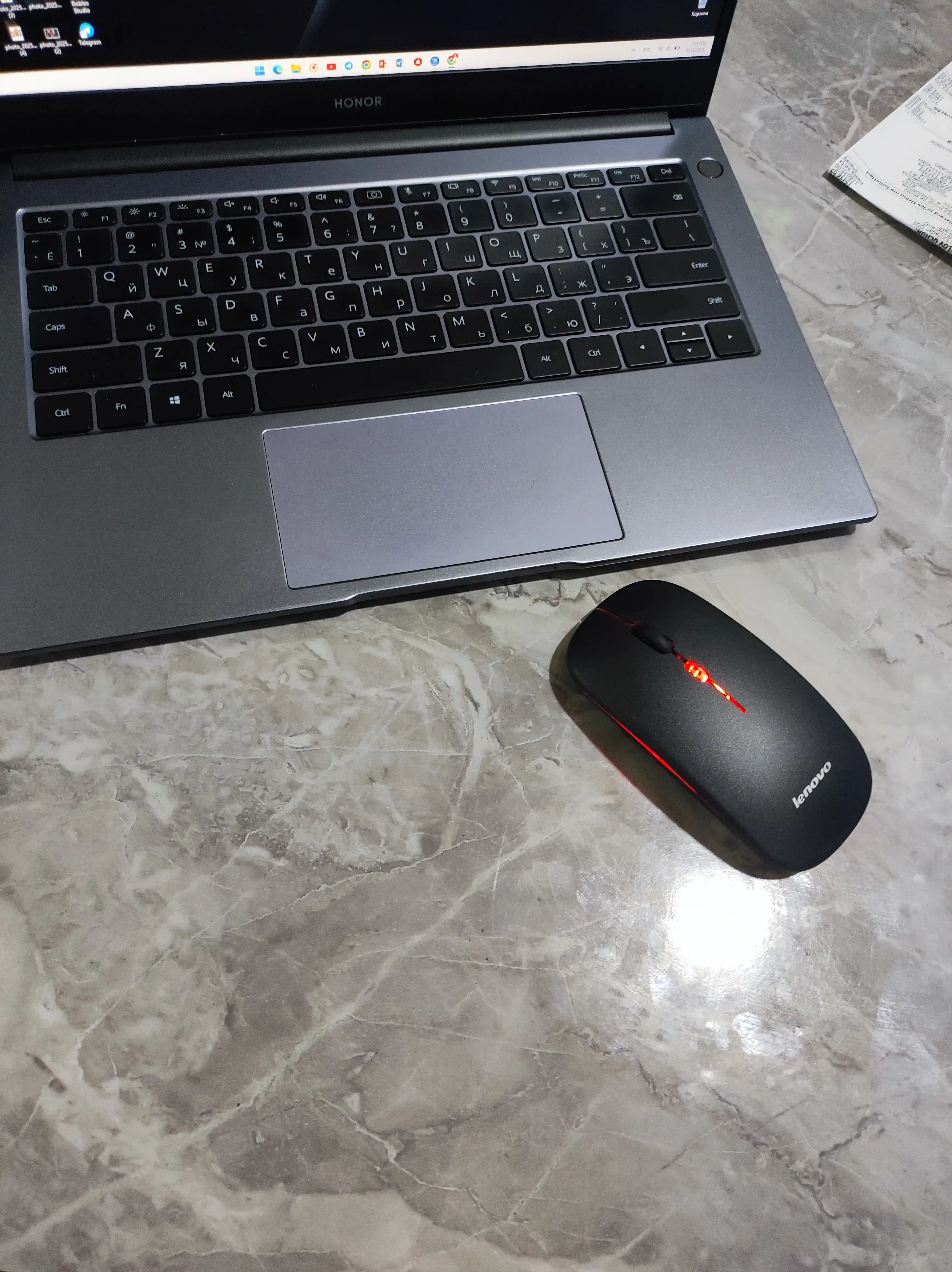 Kompyuter,noutbuk,planshet,telefon uchun simsiz smart sichqoncha,shovqinsiz,RGB yoritgichl