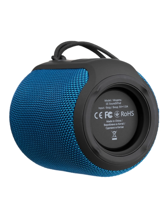 Simsiz portativ kolonka 2E-SoundXPod 15 Vt, Bluetooth, (2E-BSSXPWBK)