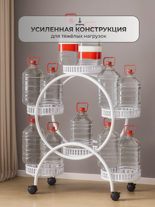 Подставка для цветов многоярусная, полка для растений и декора, стойка для дома, стеллаж