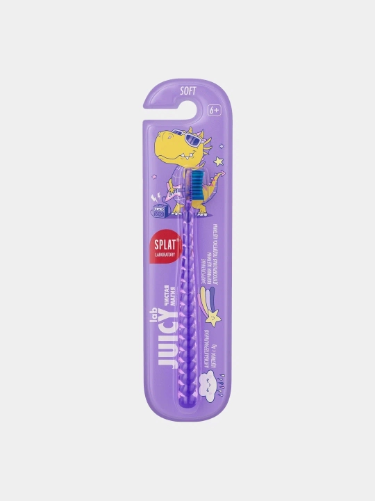Splat Juicy Lab tish cho'tkasi bolalar uchun, yagona shoxli sehr, 6+