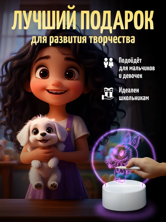3D tungi chiroq, ijodiy va chizmachilik to'plami,yorug'lik bilan chizish, qiz uchun sovg'a