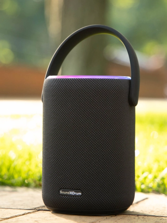 Simsiz portativ kolonka 2E SoundXDrum, 50 Vt, Bluetooth, RGB, Black, 2E-BSSXDWBK