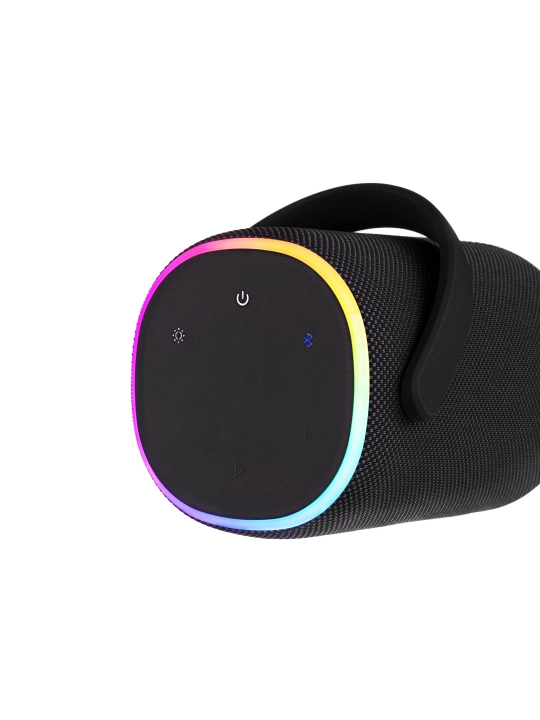Simsiz portativ kolonka 2E SoundXDrum, 50 Vt, Bluetooth, RGB, Black, 2E-BSSXDWBK