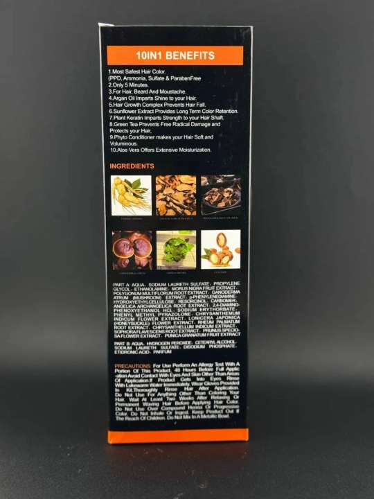 Tabiiy DeXe Argan Rich Color Shampoo oq sochlarga qarshi shampun. Qora 420ml