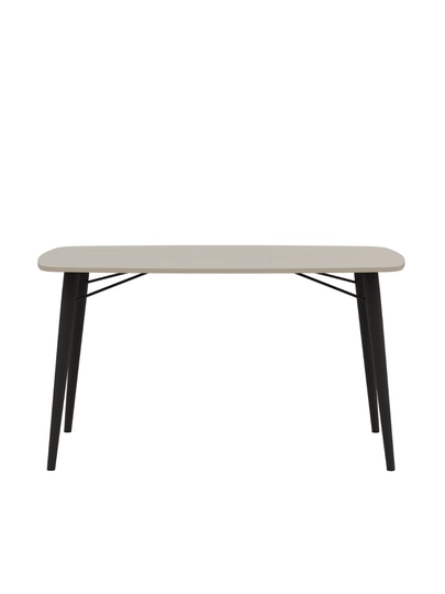 Кухонный стол AIKO Geneva, обеденный стол, металлический каркас, 120 х 80 и 140 х 80 см — AIKOWDS-GENEVAKOMPLEKT-СЕРЫЙ