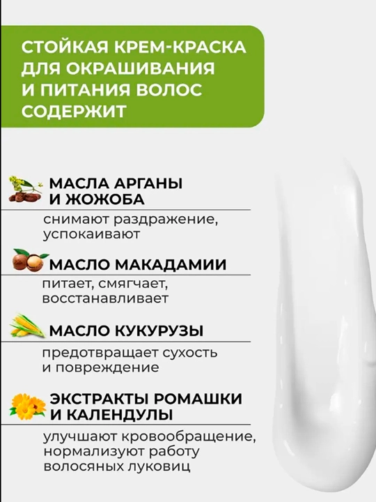 Крем-краска для волос Nevacolor Natural Colors № 1.1  Иссиня-черный, 110 ml