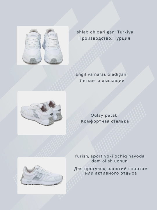 Erkaklar sport krossovkalari BESTOF 297
