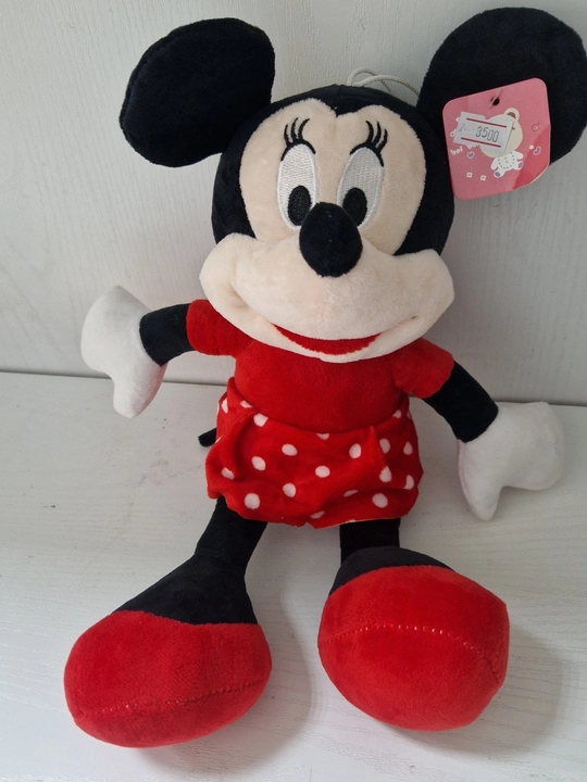Мягкая игрушка PlushMouse, мышка в красном платье Classic Minnie Style