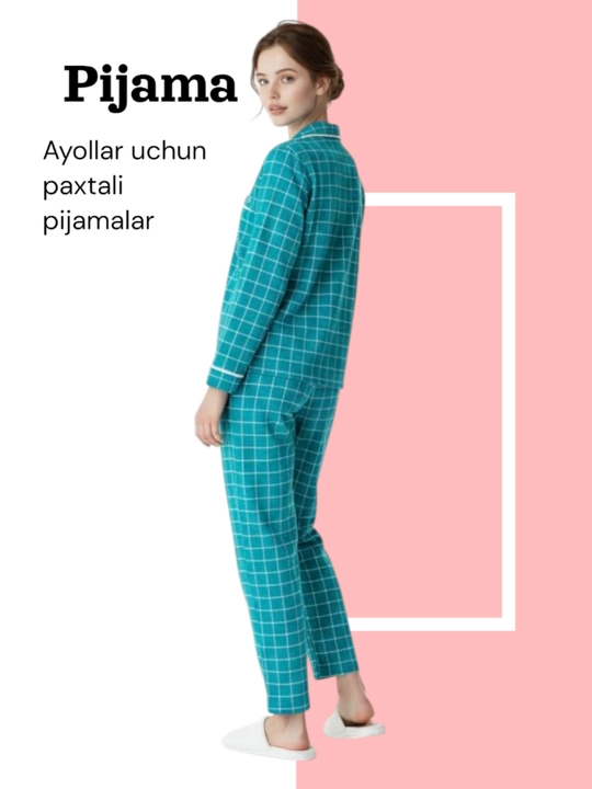 Ayollar uchun paxtali pidjamalar