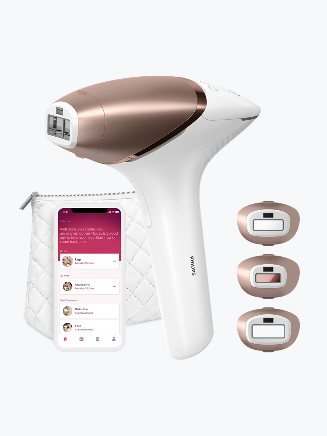 Фотоэпилятор Philips BRI955/00, IPL с технологией SenseIQ