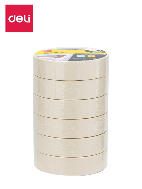 Скотч Masking 1/6 штук, 24ммx20y EA405 Deli, 405-EA-6 - 