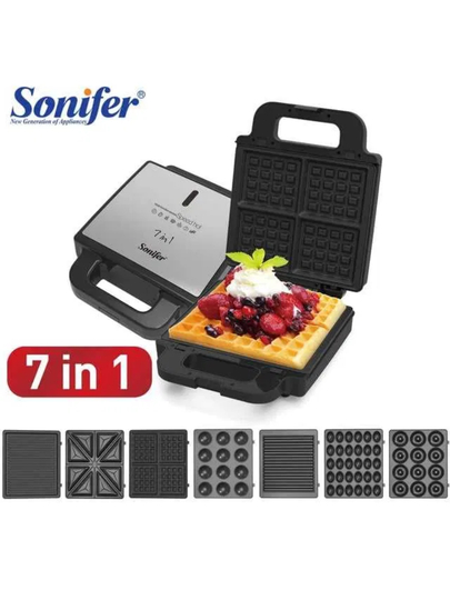 Вафельница Sonifer SF-6144, 7 в 1 - 