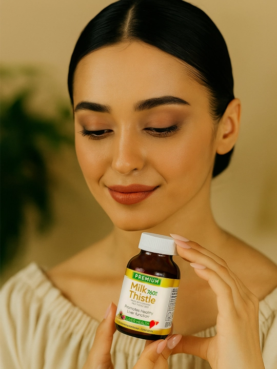 Milk Thistle - поддержка печени Liver Health. Очищение и восстановление 500мг\120шт