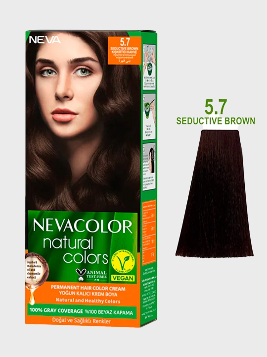 Крем-краска для волос Nevacolor Natural Colors № 5.7 Шоколад, 110 ML