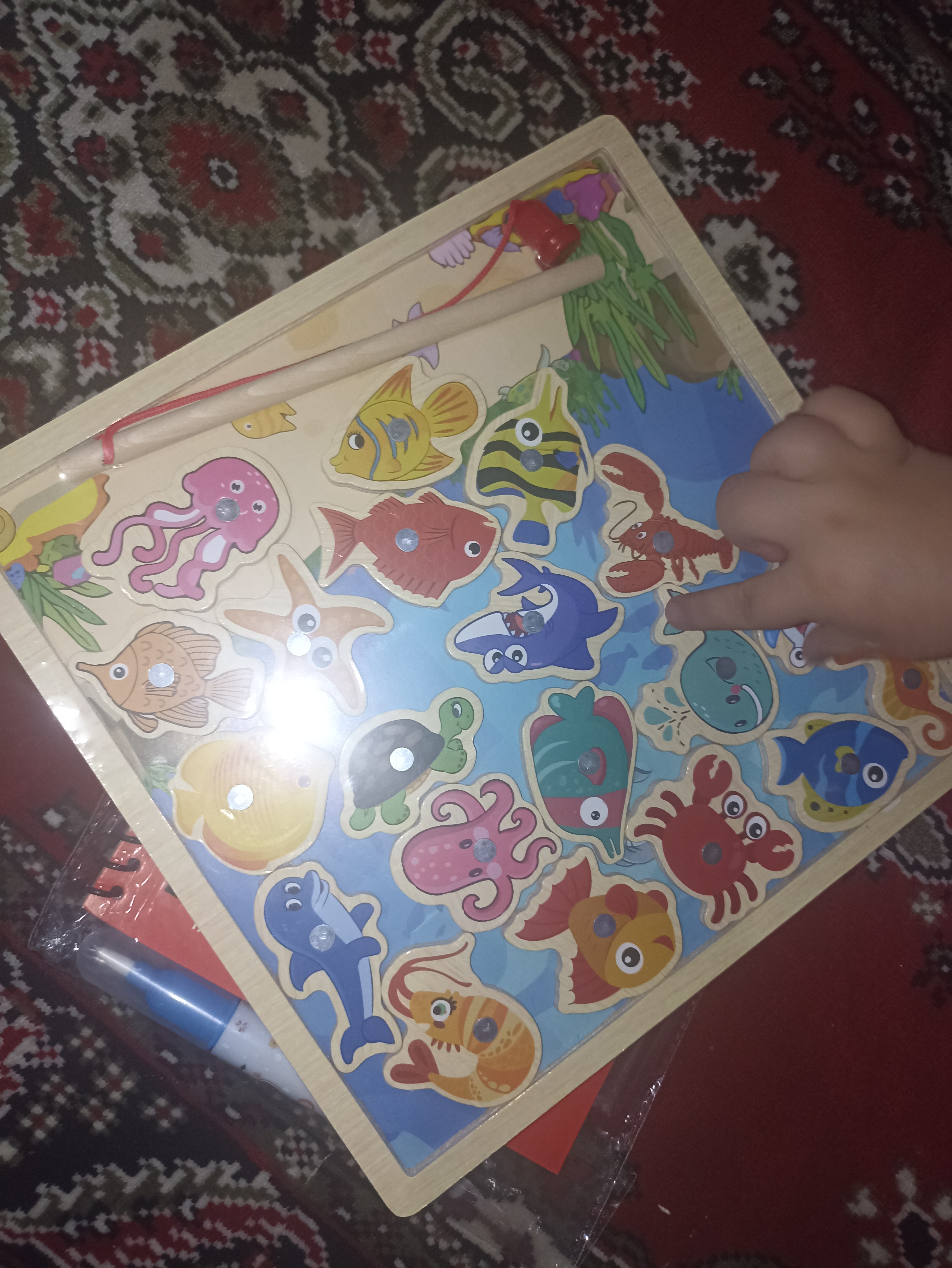 Деревянные развивающие игрушки - Монтессори, Сортер, Рыбалка, Лабиринт, для детей