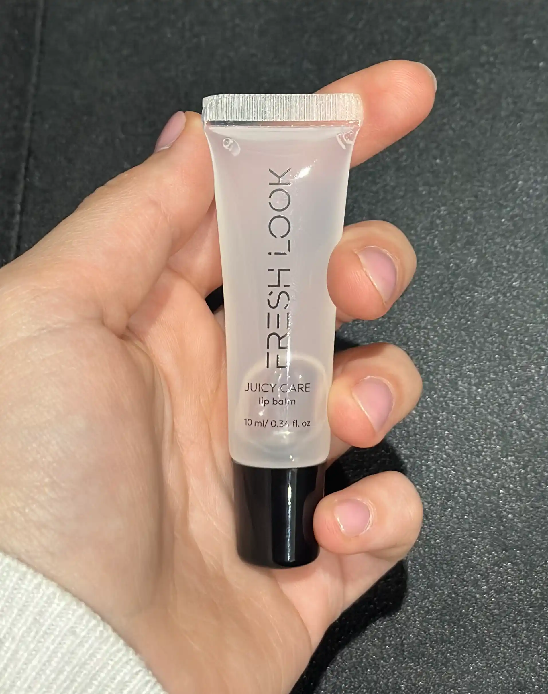 Блеск для губ аромат персика FRESH LOOK Juicy care lip balm прозрачный 10ml