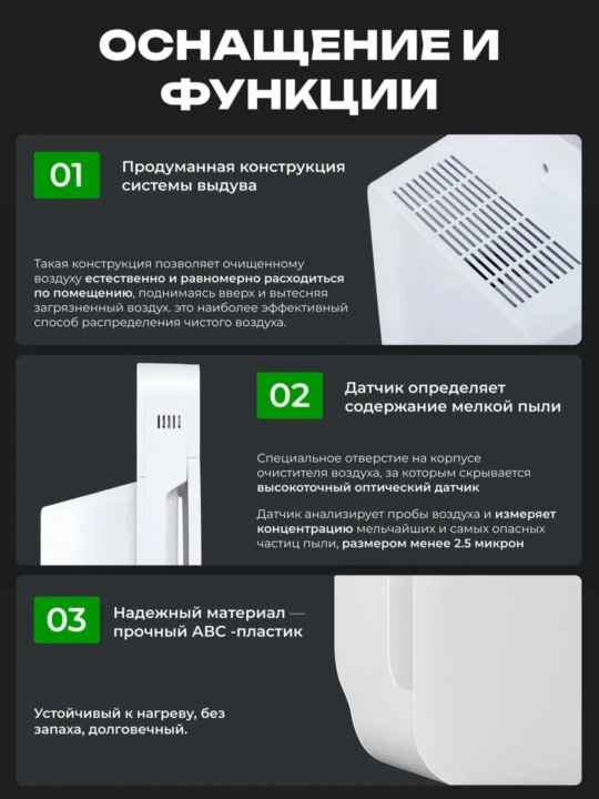 Очистители воздуха, защита от пыли и аллергенов, для офиса и для дома, с пультом, 50 м²